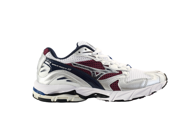 Wave Rider 10 White Burgundy
